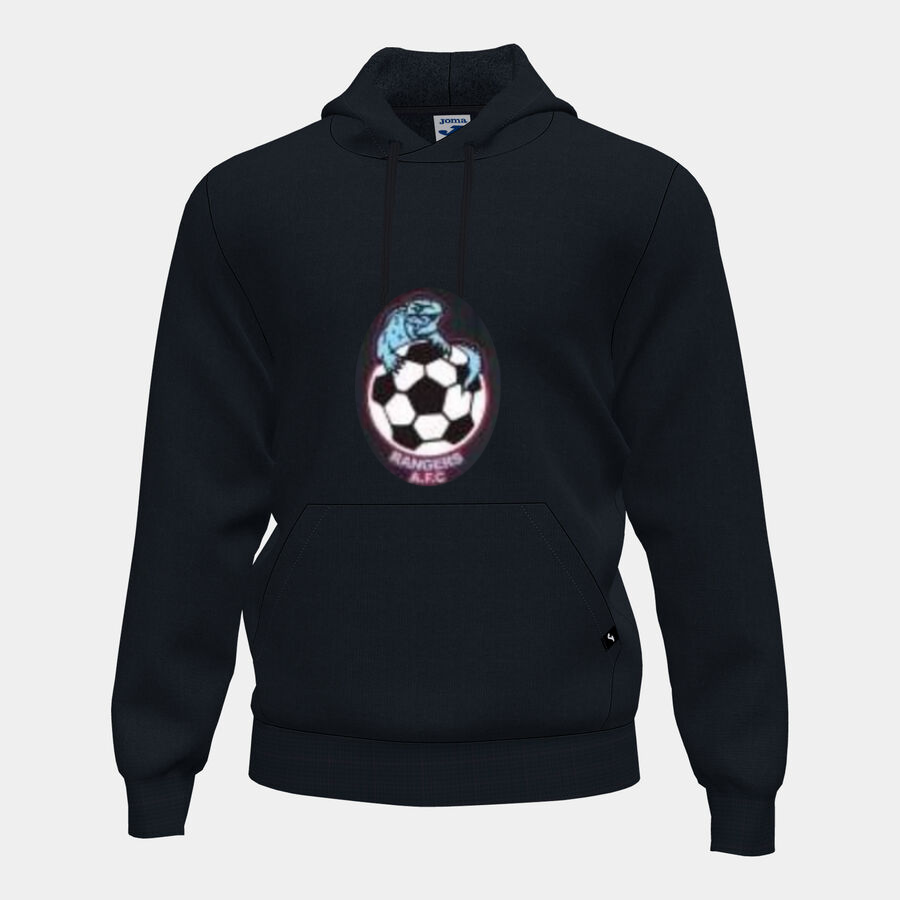 Rangers AFC Blenheim Hooded Sweatshirt - Large club logo centre front, Club text - centre back, Name - lower back