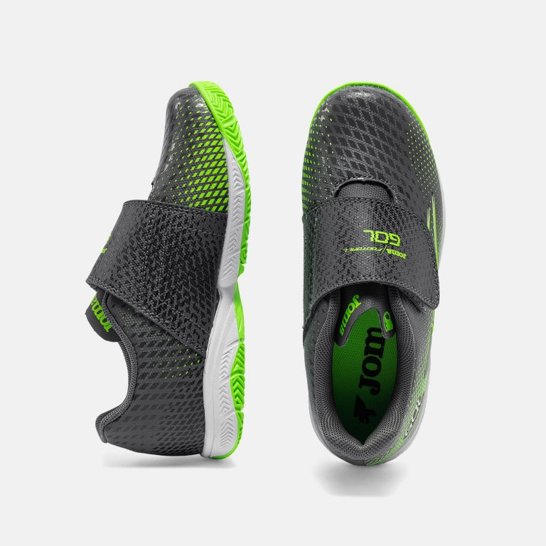 GOL 2622 Dark Grey Indoor Futsal Shoe - Junior