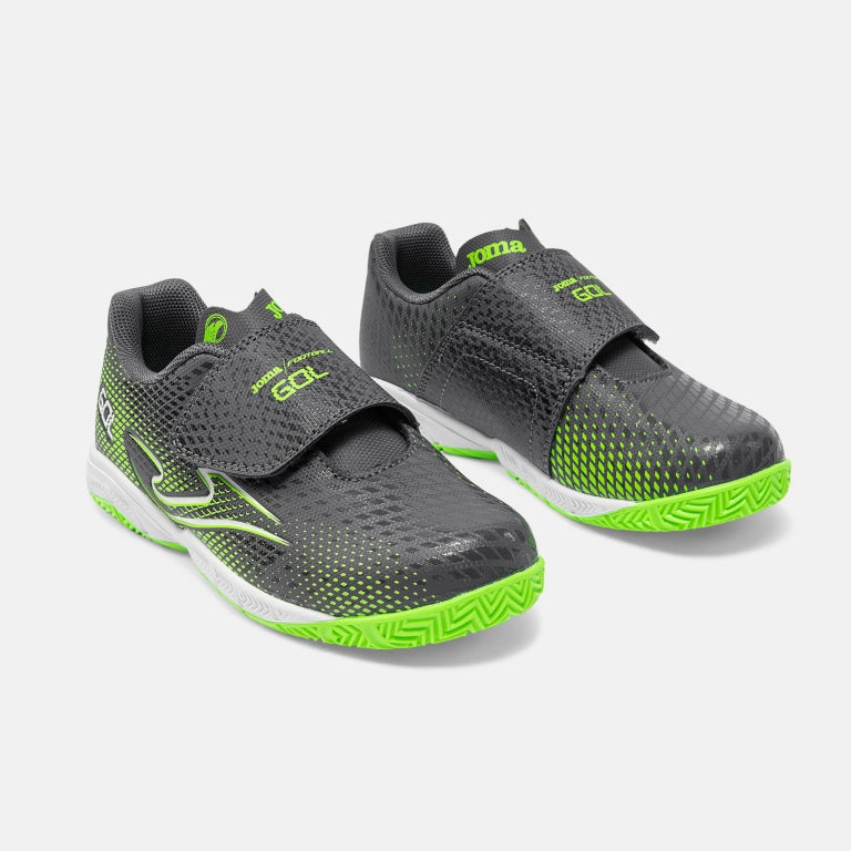 GOL 2622 Dark Grey Indoor Futsal Shoe - Junior