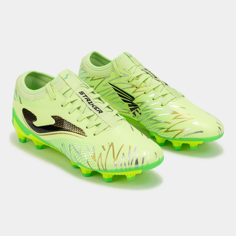 Striker 2611 Firm Ground Football Boot - Fluro Green