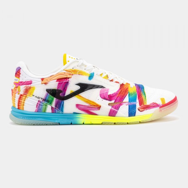 Joma - Tactico Multicolor Futsal Shoe - White/Yellow/Red (Copy)