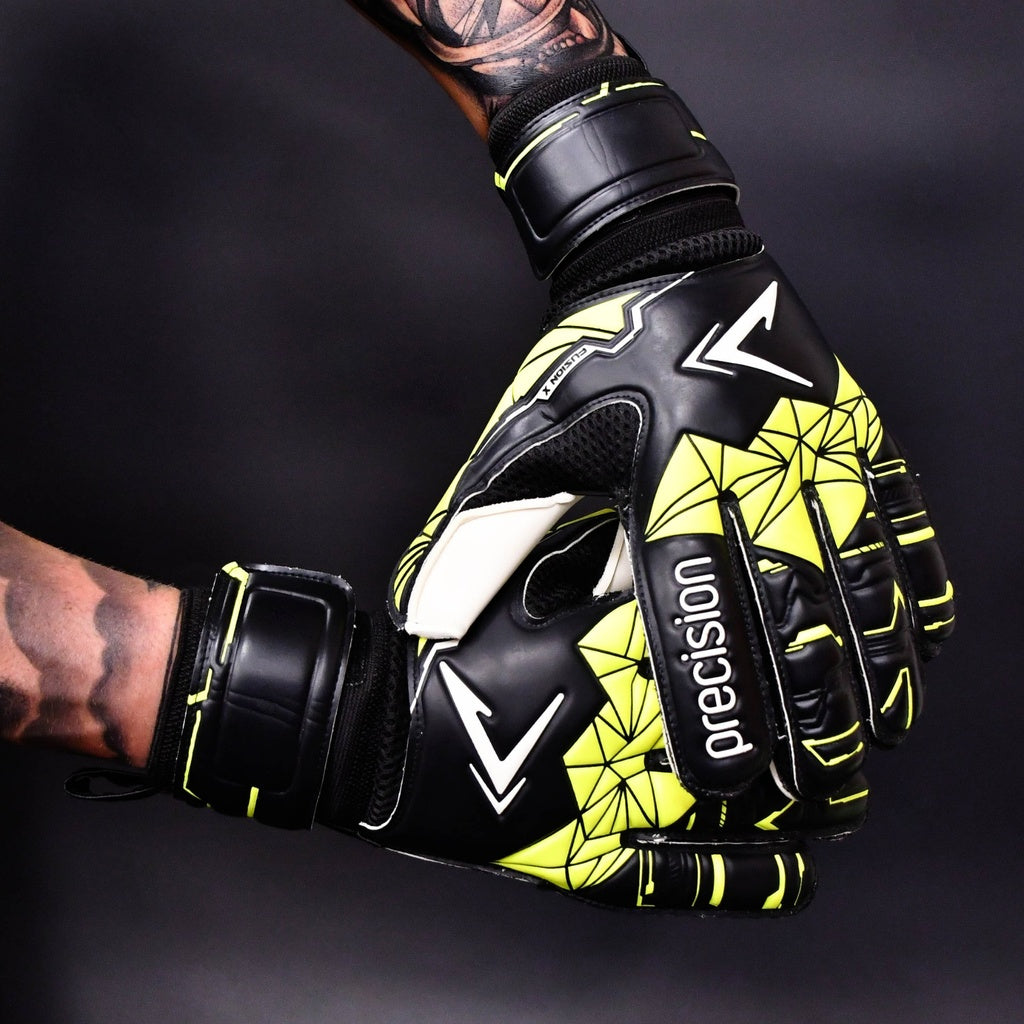 Precision Fusion X Roll Finger Protect Goalkeeper Gloves