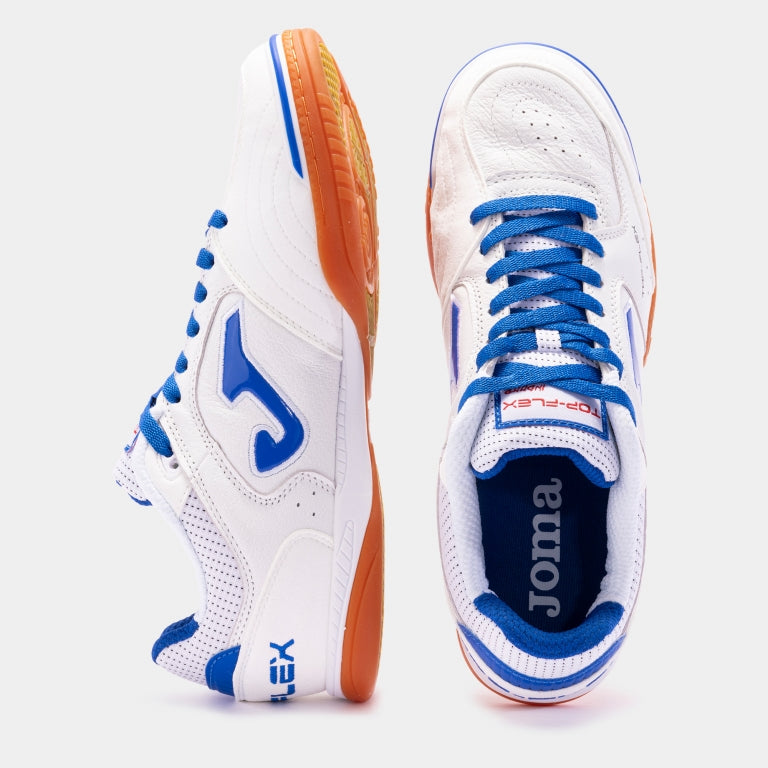 Joma - Top Flex  Futsal Shoe - White/Royal