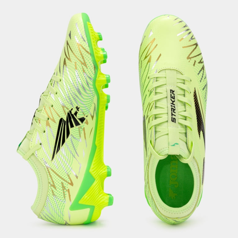 Striker 2611 Firm Ground Football Boot - Fluro Green