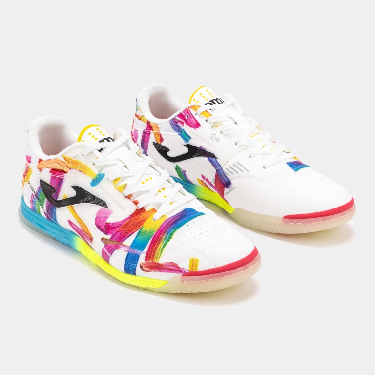 Joma - Tactico Multicolor  Futsal Shoe - White/Yellow/Red (Copy)