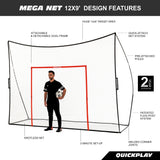 Mega Net Multisport 12ft x 9 ft (3.6m x 2.7m)