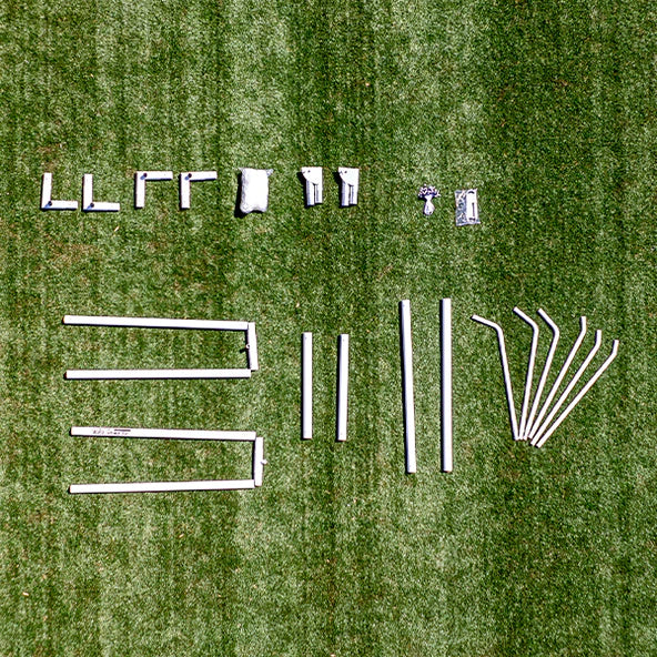 Alpha Aluminium Elite Goal - ideal for training, match or backyard