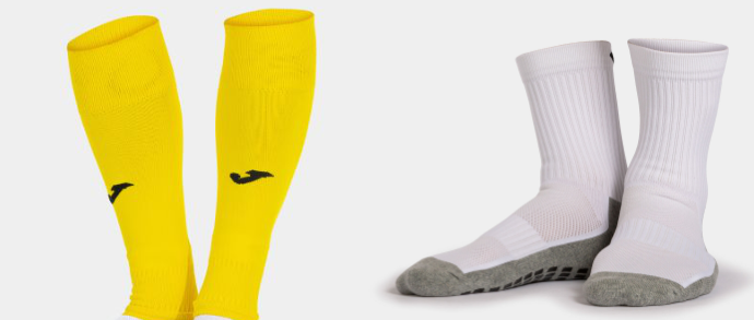 Combo Footless/Sleeve Socks & Grip Socks Size Large