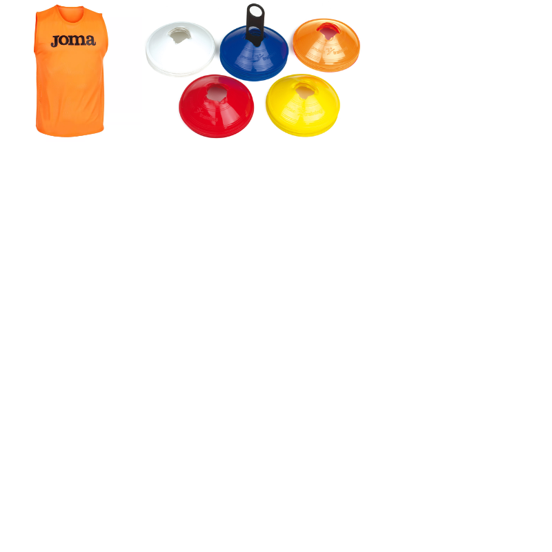 Combination Special  Joma Mesh Training Bibs & Disc Cones