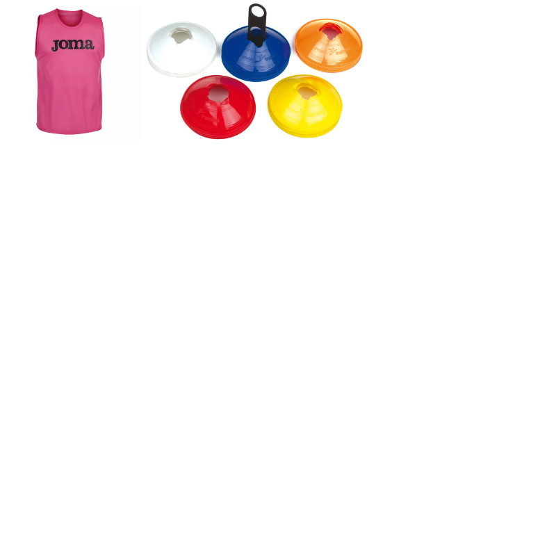 Combination Special  Joma Mesh Training Bibs & Disc Cones