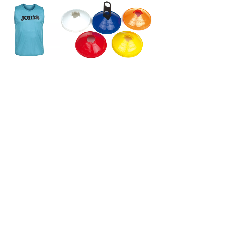 Combination Special  Joma Mesh Training Bibs & Disc Cones