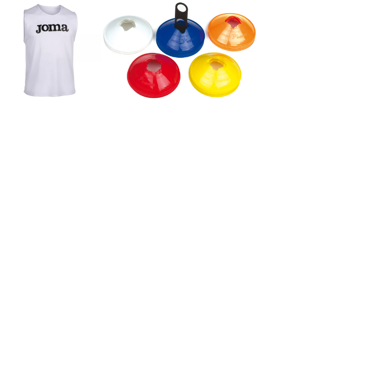 Combination Special  Joma Mesh Training Bibs & Disc Cones