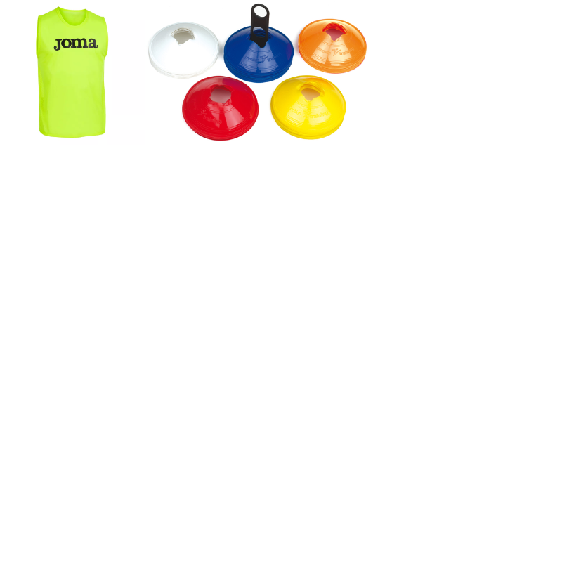 Combination Special  Joma Mesh Training Bibs & Disc Cones