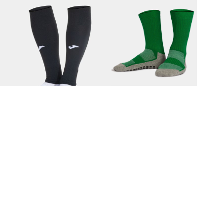 Combo Footless/Sleeve Socks & Grip Socks Size Large