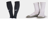 Combo Footless/Sleeve Socks & Grip Socks Size Medium