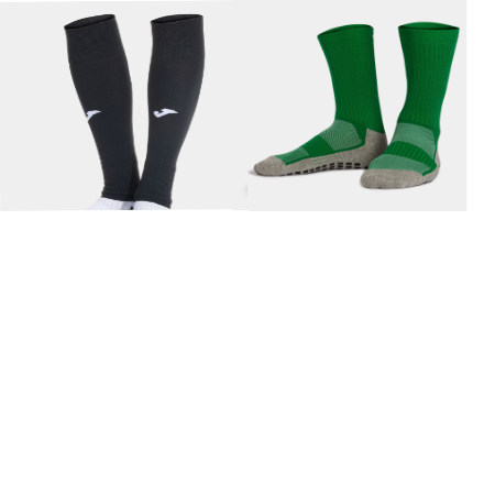 Combo Footless/Sleeve Socks & Grip Socks Size Large