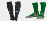 Combo Footless/Sleeve Socks & Grip Socks Size Medium