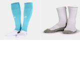 Combo Footless/Sleeve Socks & Grip Socks Size Medium