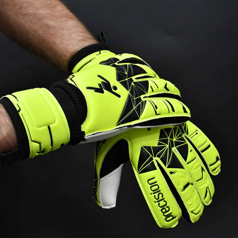 Precision Junior Fusion X Flat Cut Essential Goalkeeper Gloves
