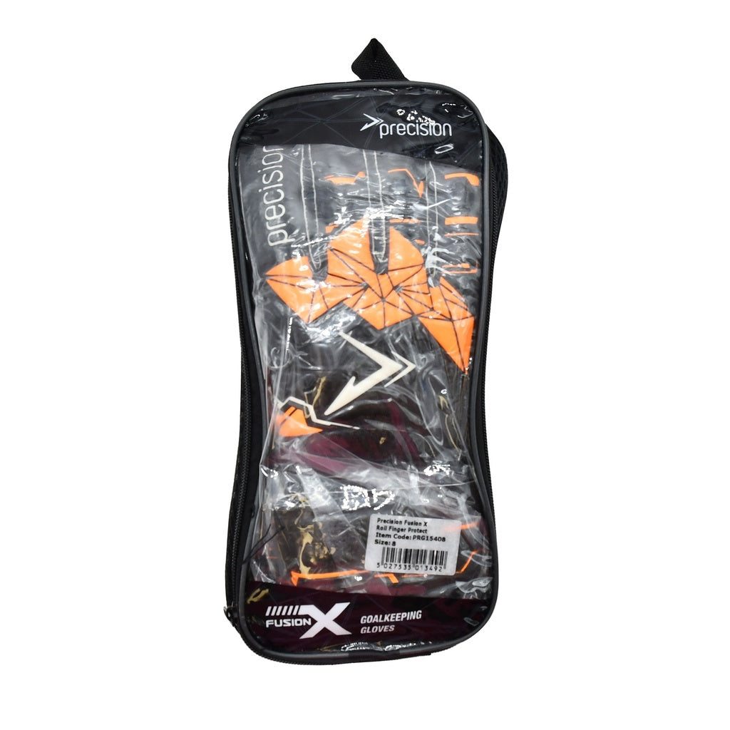 Precision Fusion X Roll Finger Protect Goalkeeper Gloves