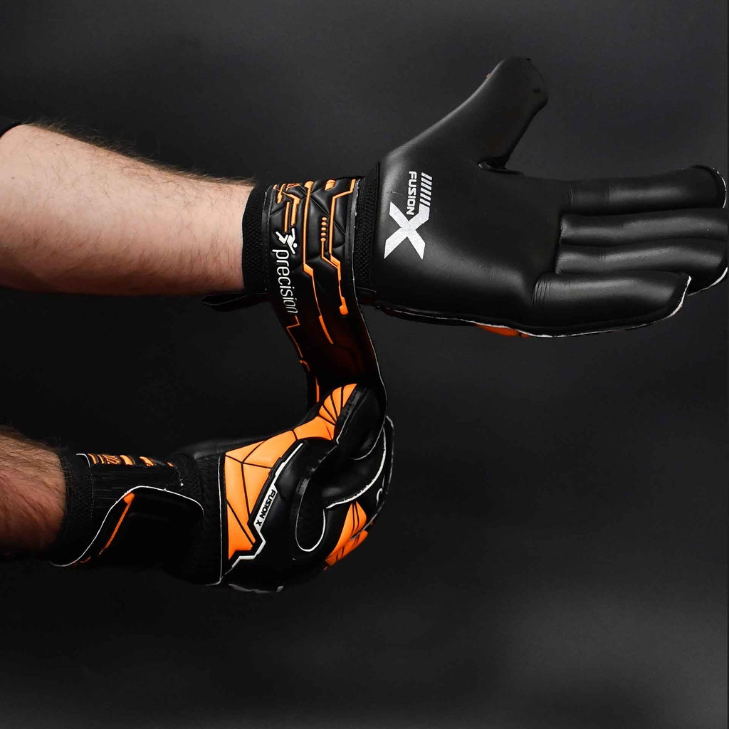 Precision Fusion X Roll Finger Protect Goalkeeper Gloves