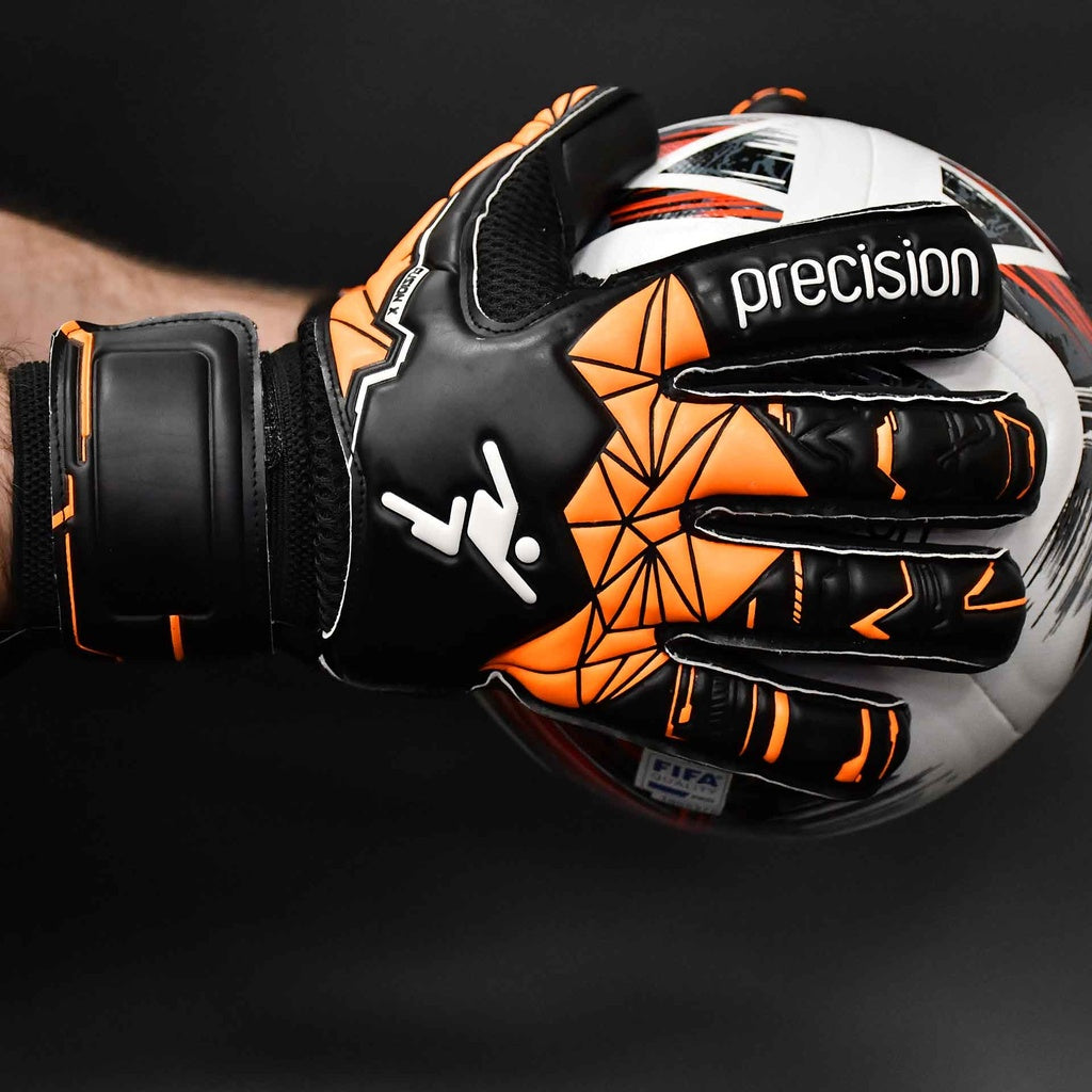 Precision Fusion X Roll Finger Protect Goalkeeper Gloves