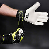 Precision Junior  Fusion X Flat Cut Finger Protect Goalkeeper Gloves