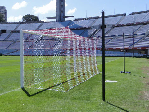 Senior Full Size -7.32m x 2.44m (24 x 8ft)  Box Football Square & HEX Coloured Nets