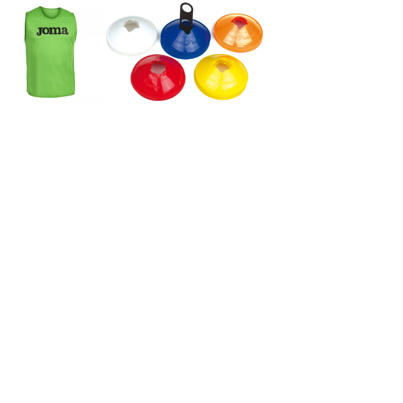 Combination Special  Joma Mesh Training Bibs & Disc Cones