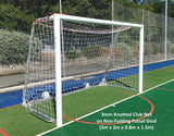 Junior Football Goal Net 3mm Knotted  4m x 2m