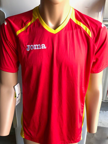 Joma Red/Yellow Short Sleeved T-Shirt x1