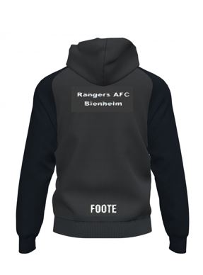 Rangers AFC Blenheim Full Zip Hooded Jacket - Club logo left chest, Club text centre back, Name on lower back